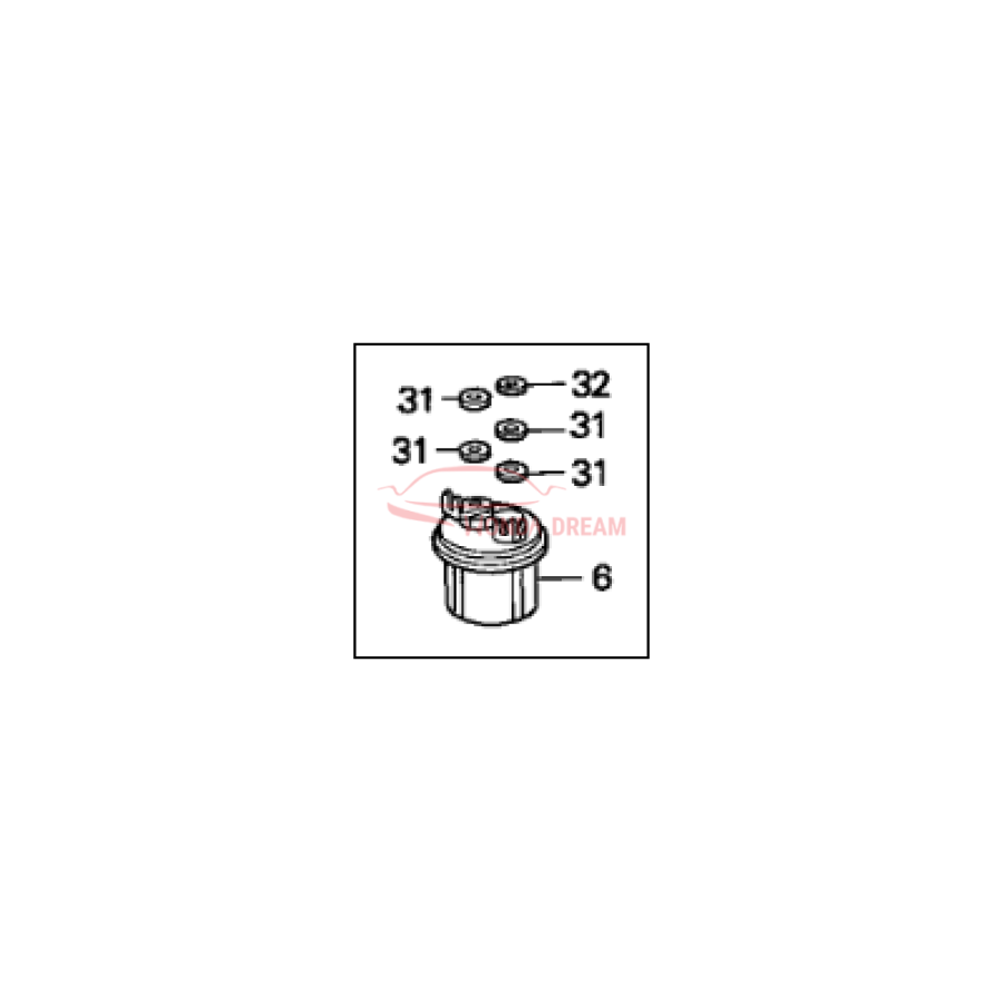 Fuel filter (16010-SS1-K52) - 2