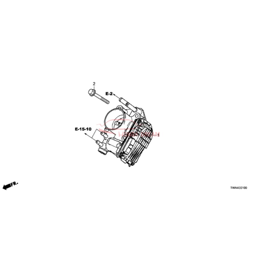 Дросельна заслінка (16400-5K1-A01) - 1