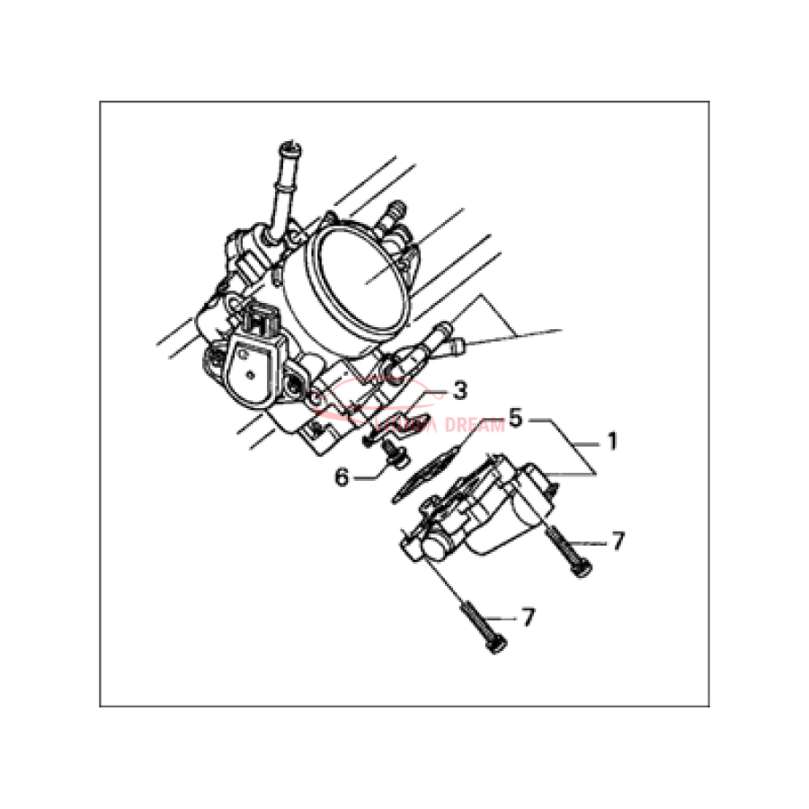 Дросельна заслінка (16400-PZD-A01) - 1