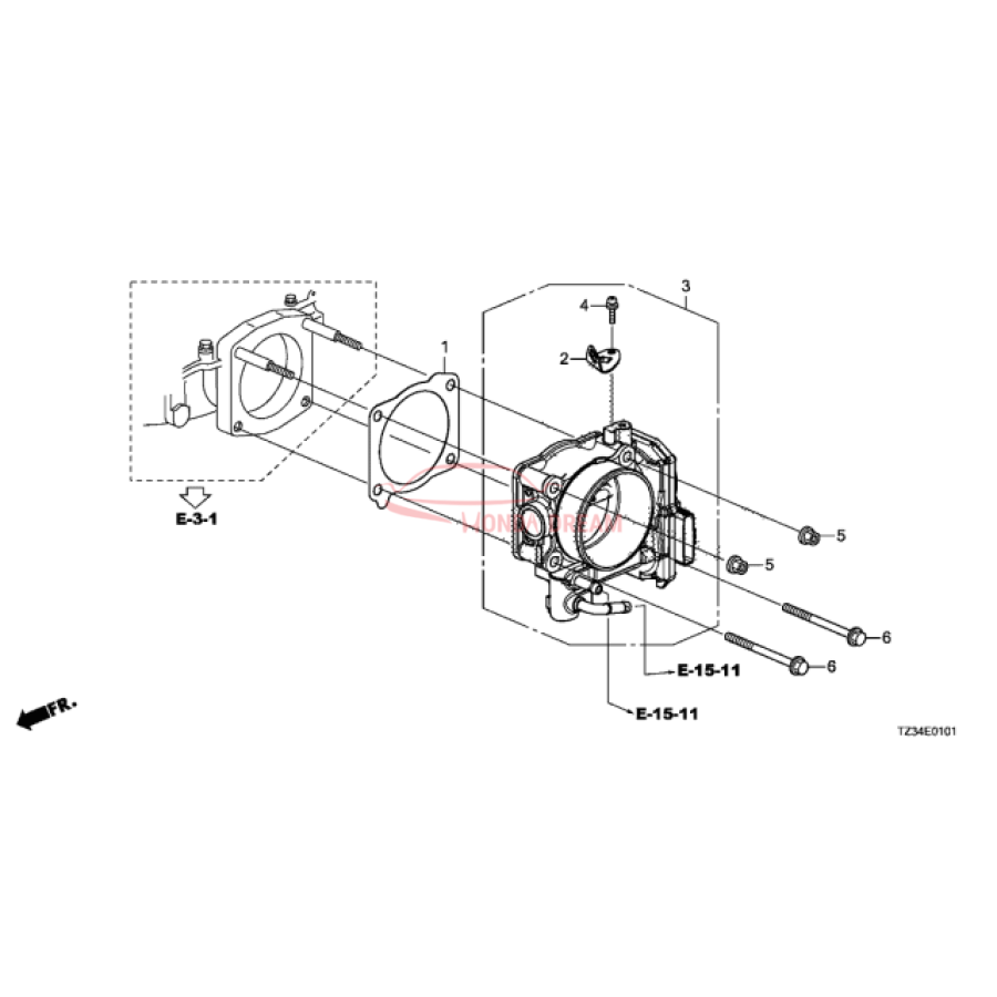 ELECTRONIC CONTL, (16400-R9P-A01) - 3