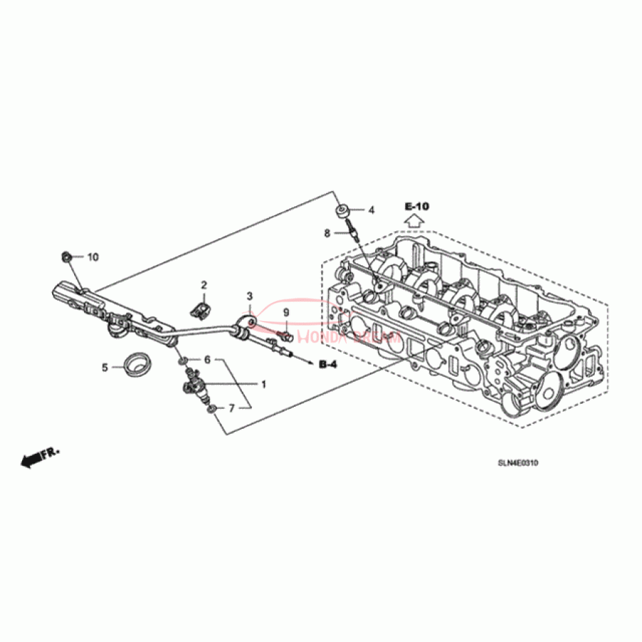 INJECTOR ASSY,FUE (16450-PWC-J01) - 1