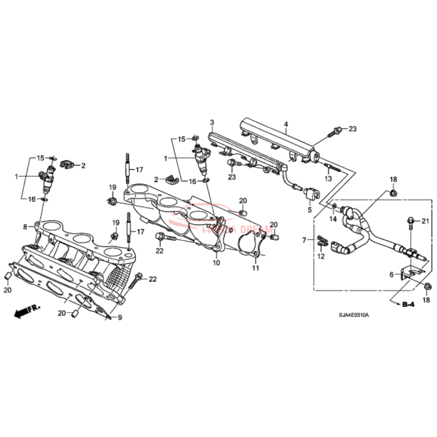 INJECTOR ASSY,FUE (16450-R70-A01) - 2