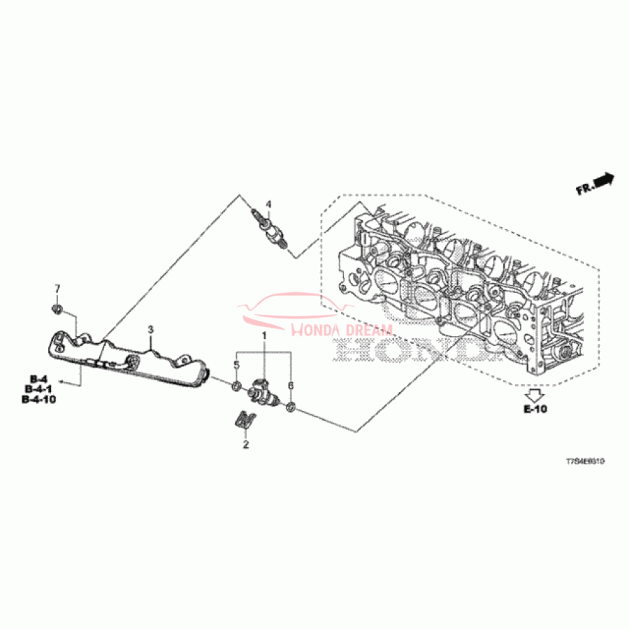 Форсунка паливна (16450-RWK-003) - 1