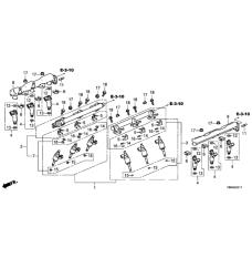 PIPE COMP,R FUEL (16615-58G-A01)