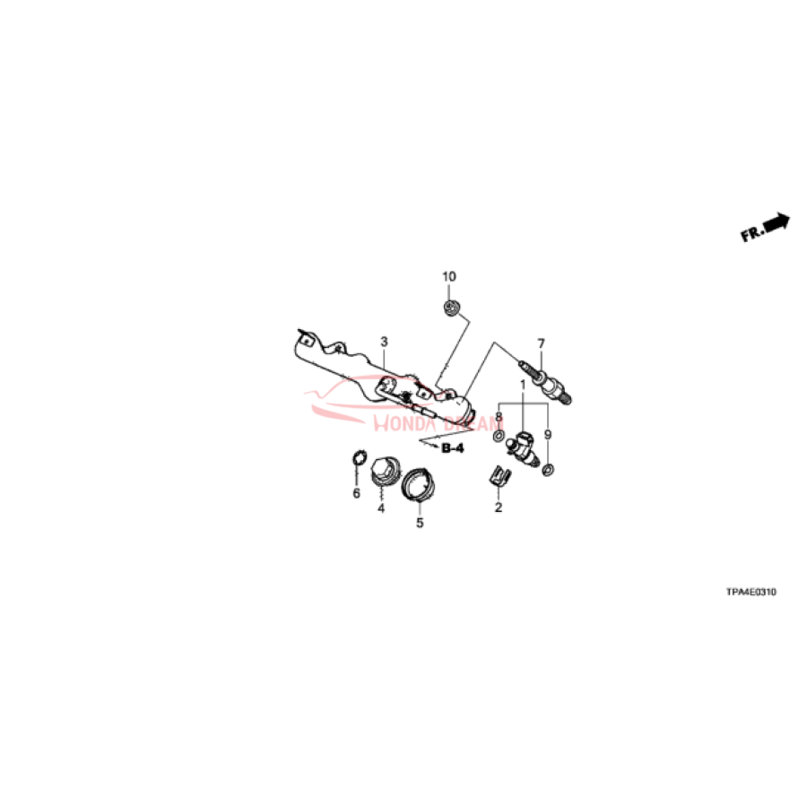 PIPE COMP,FUEL (16620-5TZ-J01) - 1