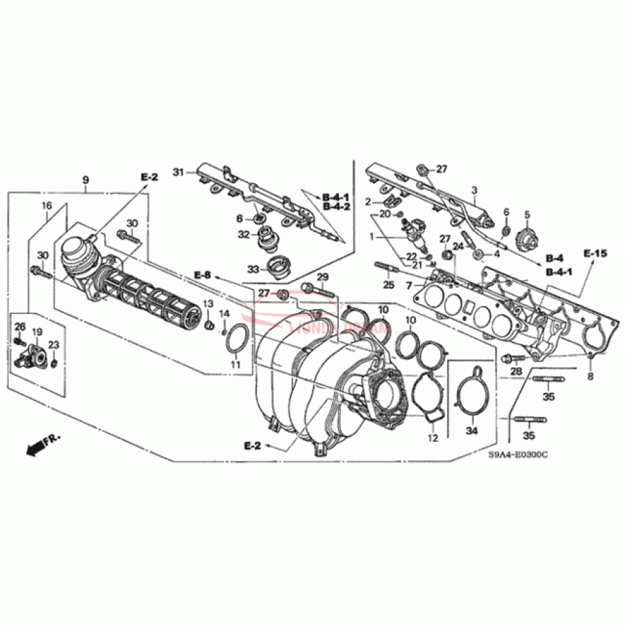 PIPE COMP,FUEL (16620-PND-003) - 1