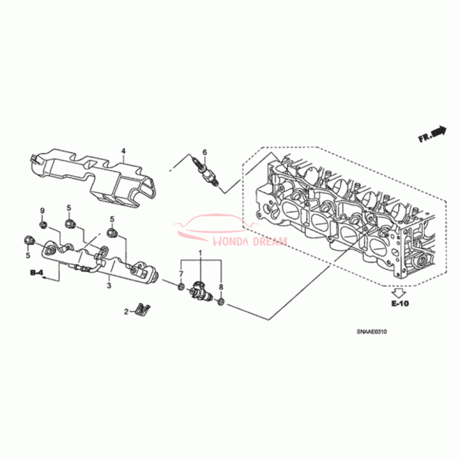 PIPE COMP,FUEL (16620-R60-U01) - 1