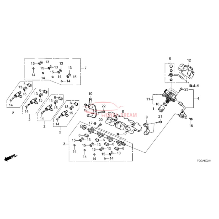 BRKT COMP,PF SENS (16629-RPY-G00) - 1