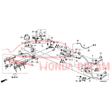 Pipe Complete B, Fuel (16721-58G-A01) - 3