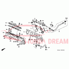 Pipe Complete B, Fuel (16721-RAA-A01) - 3