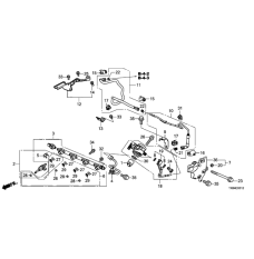 Pipe Complete B, Fuel (16721-RDF-A01)