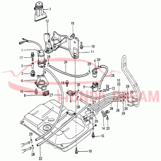 Fuel filter (16900-SA0-044) - 3