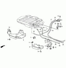 Fuel filter (16900-SA5-004)