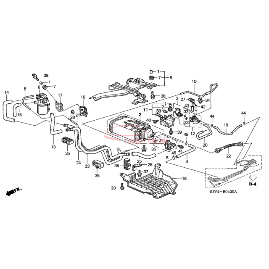 SET,CANISTER ASSY (17011-S3V-A00) - 2