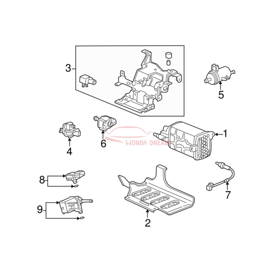 SET,CANISTER ASSY (17011-S9A-A00) - 3