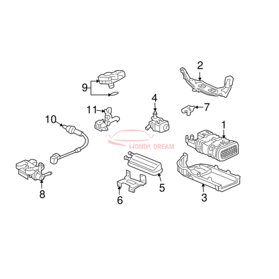 SET,CANISTER ASSY (17011-SCV-A00) - 3