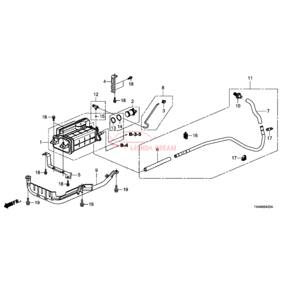 SET,CANISTER ASSY (17011-T0A-A01) - 3