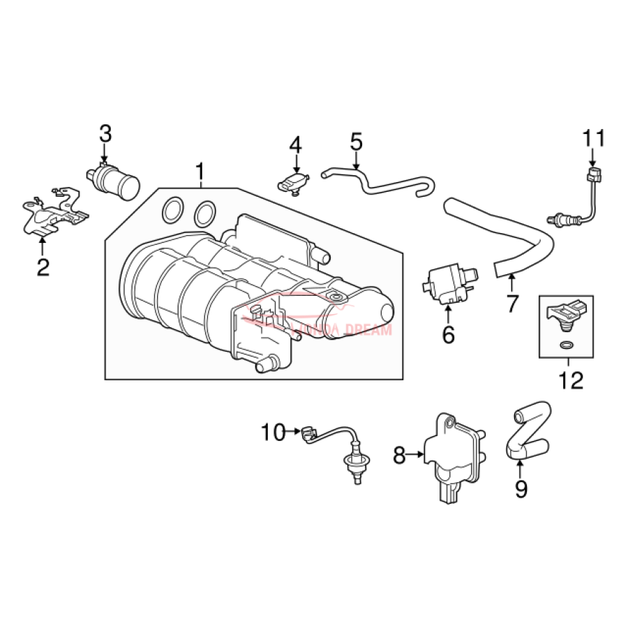 SET,CANISTER ASSY (17011-T2A-A01) - 3