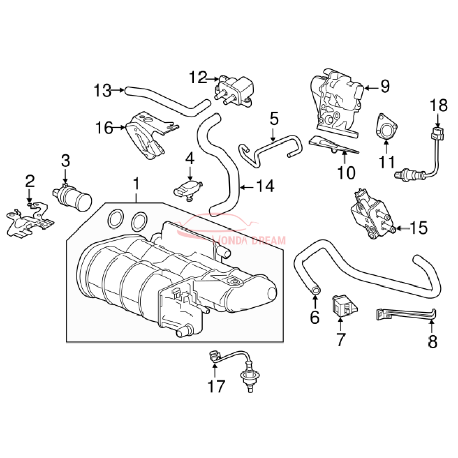 SET,CANISTER ASSY (17011-T3W-A01) - 3