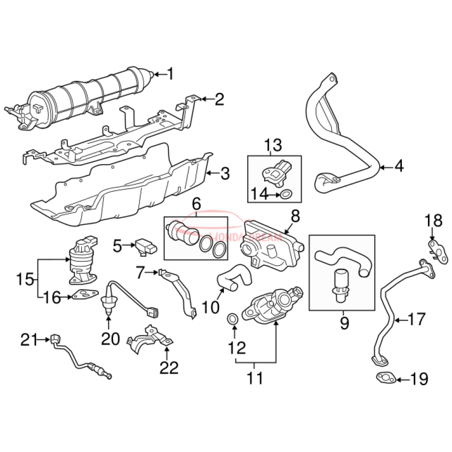 SET,CANISTER ASSY (17011-T7X-A01) - 3