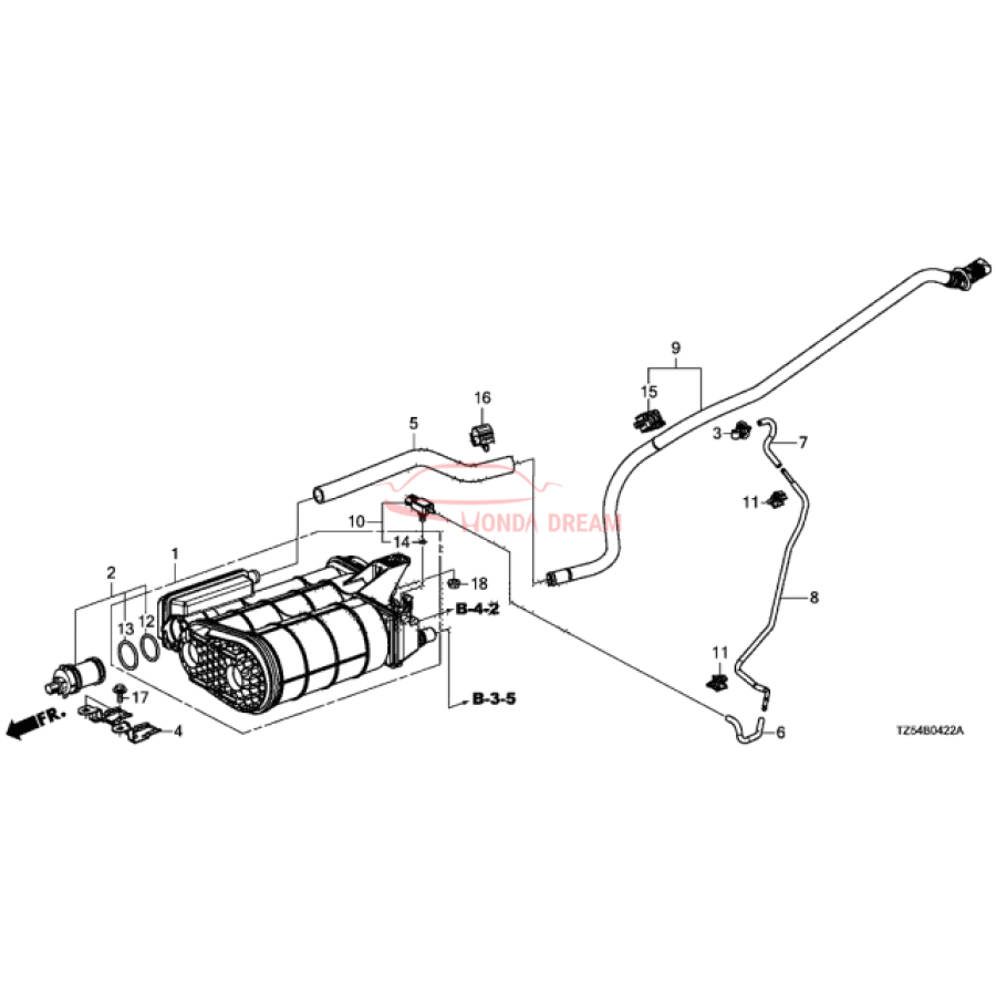 SET,CANISTER ASSY (17011-TRX-A01) - 1