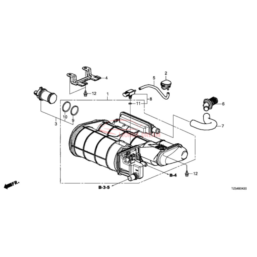 SET,CANISTER ASSY (17011-TZ5-A01) - 1