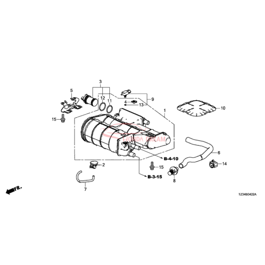 SET,CANISTER ASSY (17011-TZ7-A01) - 1