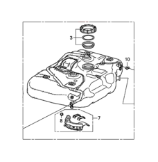 Паливний бак (17044-TK8-A01)