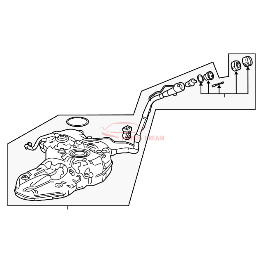 Fuel Tank (17044-TLA-A06) - 1