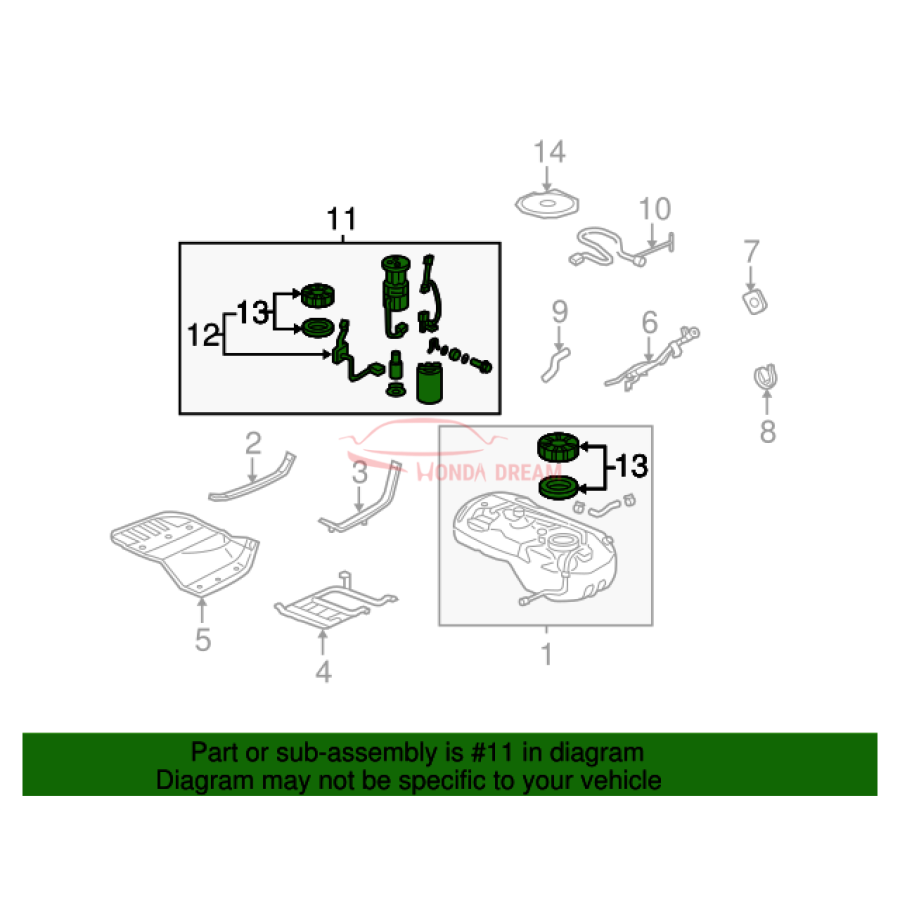 SET,F/PUMP MODULE (17045-SJC-A01) - 3