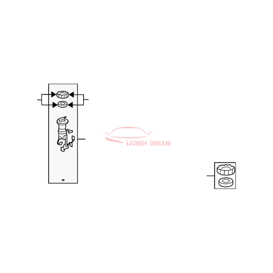 Fuel filter (17048-SLN-A01) - 1