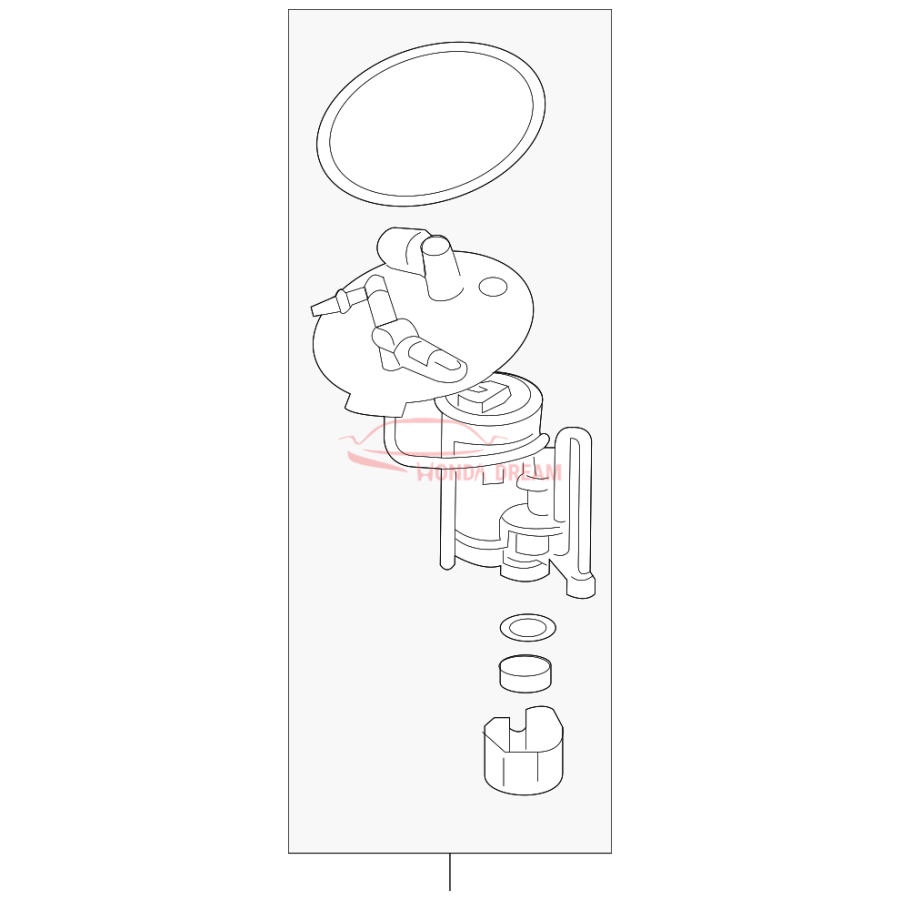 Fuel filter (17048-TBA-A01) - 1