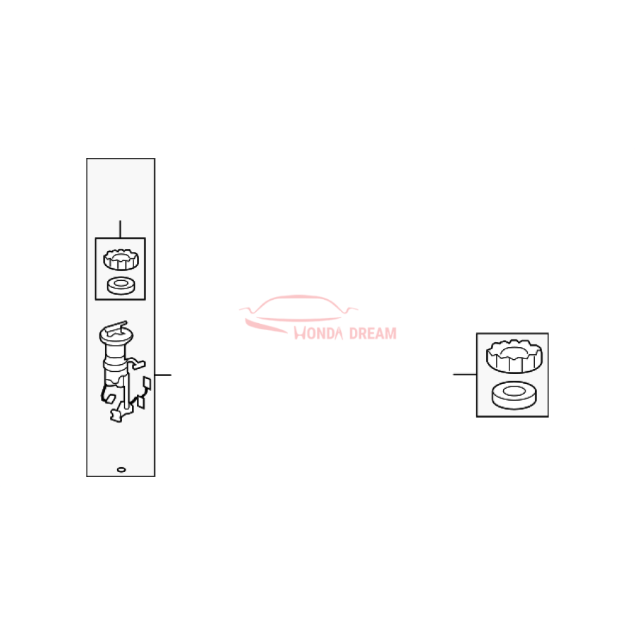 Fuel filter (17048-TK6-A00) - 1