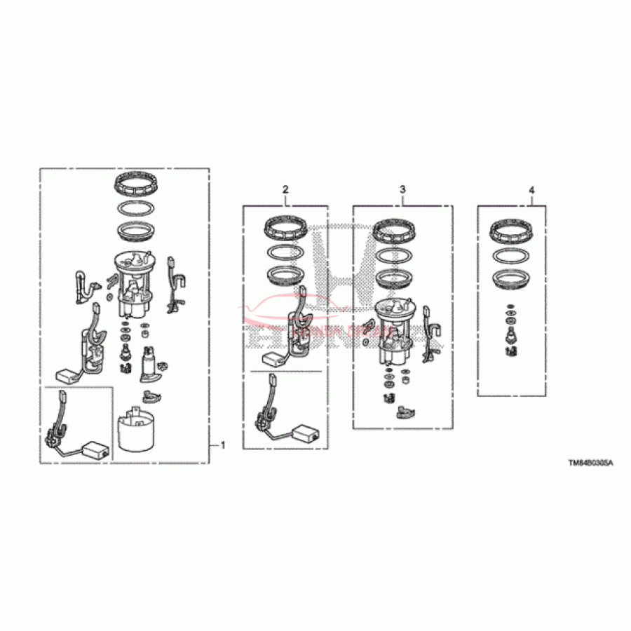 Fuel filter (17048-TM8-306) - 1