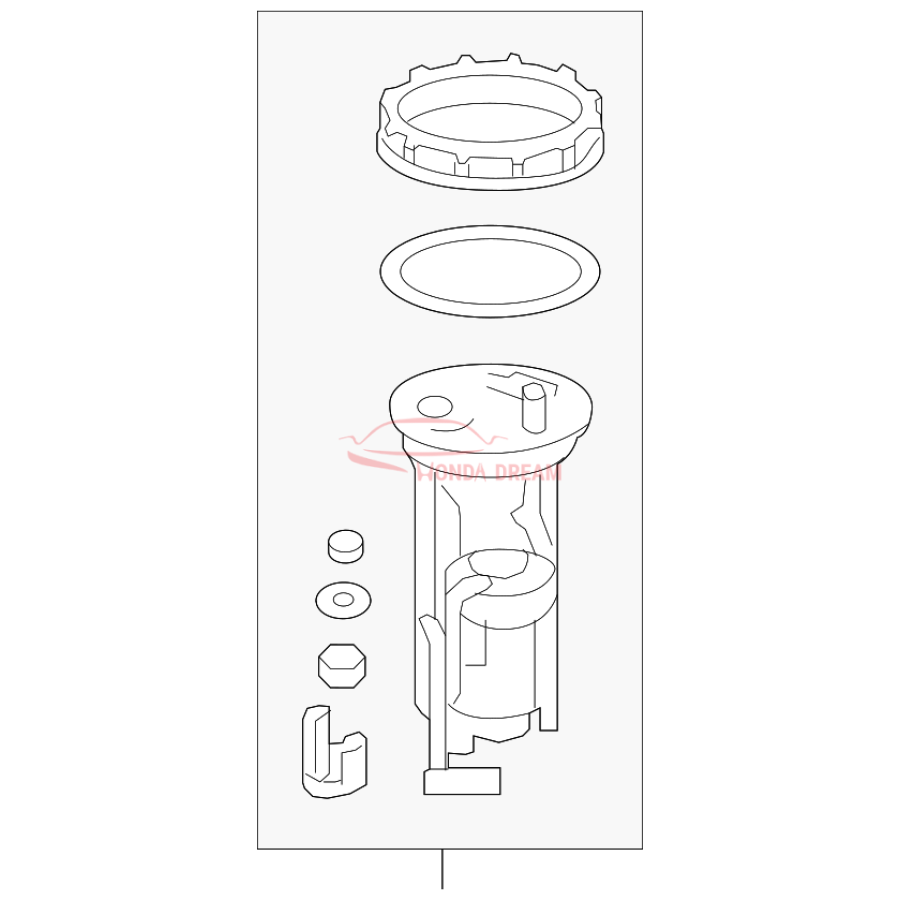 Fuel filter (17048-TX4-000) - 1