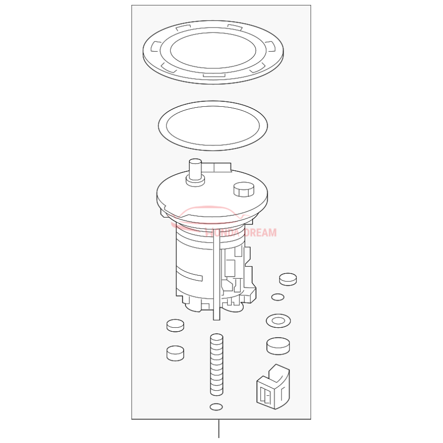 Fuel filter (17048-TXM-A00) - 1