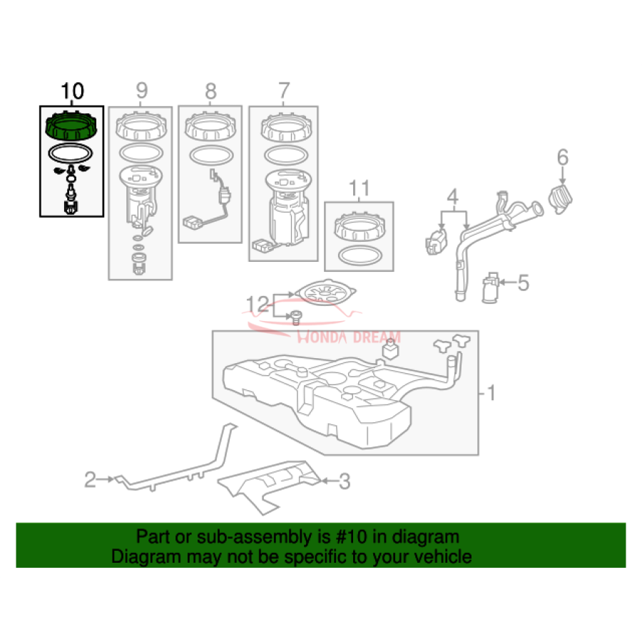 SET,P/REG ASSY (17052-T2A-L00) - 2