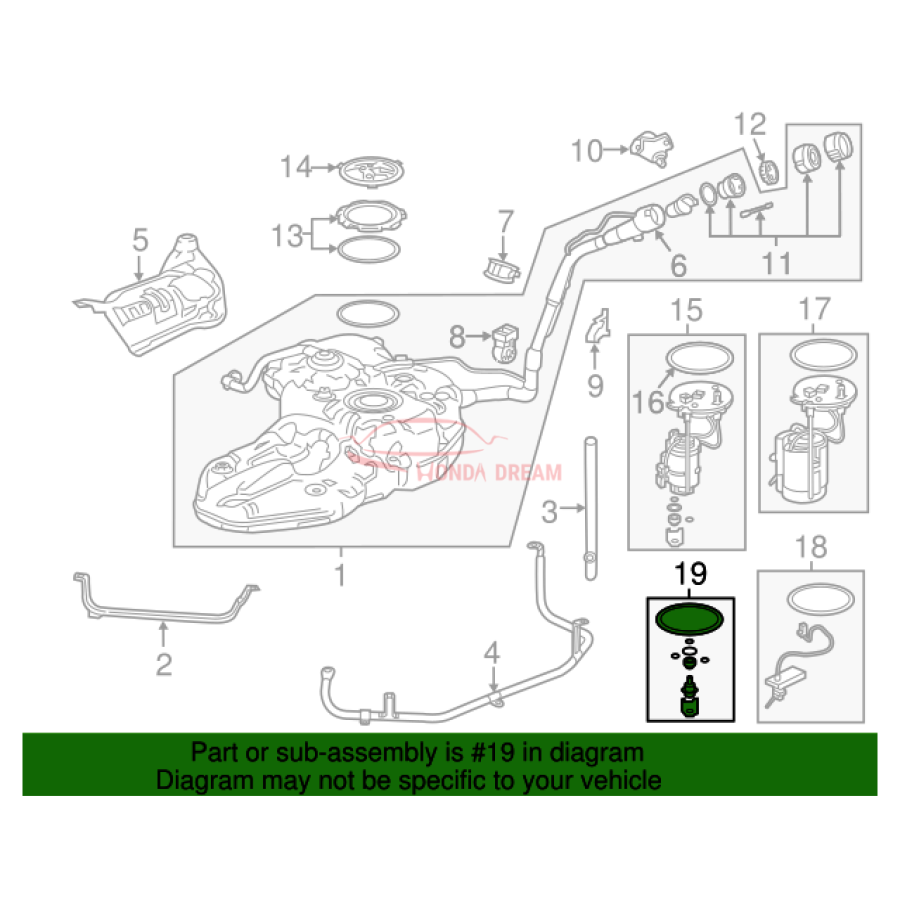 SET,P/REG ASSY (17052-TLA-A00) - 2