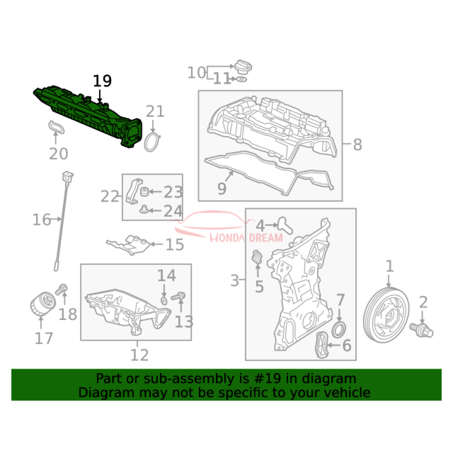 MANIFOLD COMP,INT (17100-RPY-G01) - 3