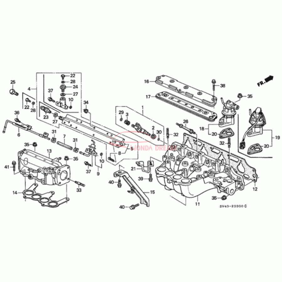 GASKET, IN MNFLD A (17105-P0A-A02) - 1