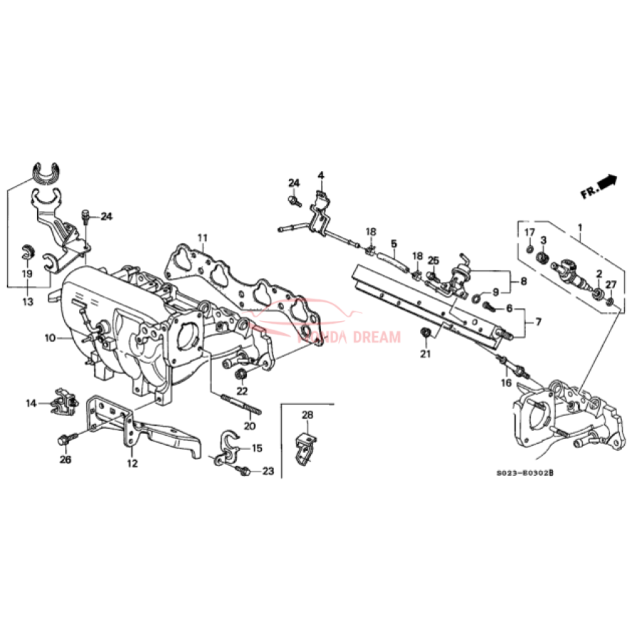 GASKET,IN MNFLD (17105-P2P-A01) - 3