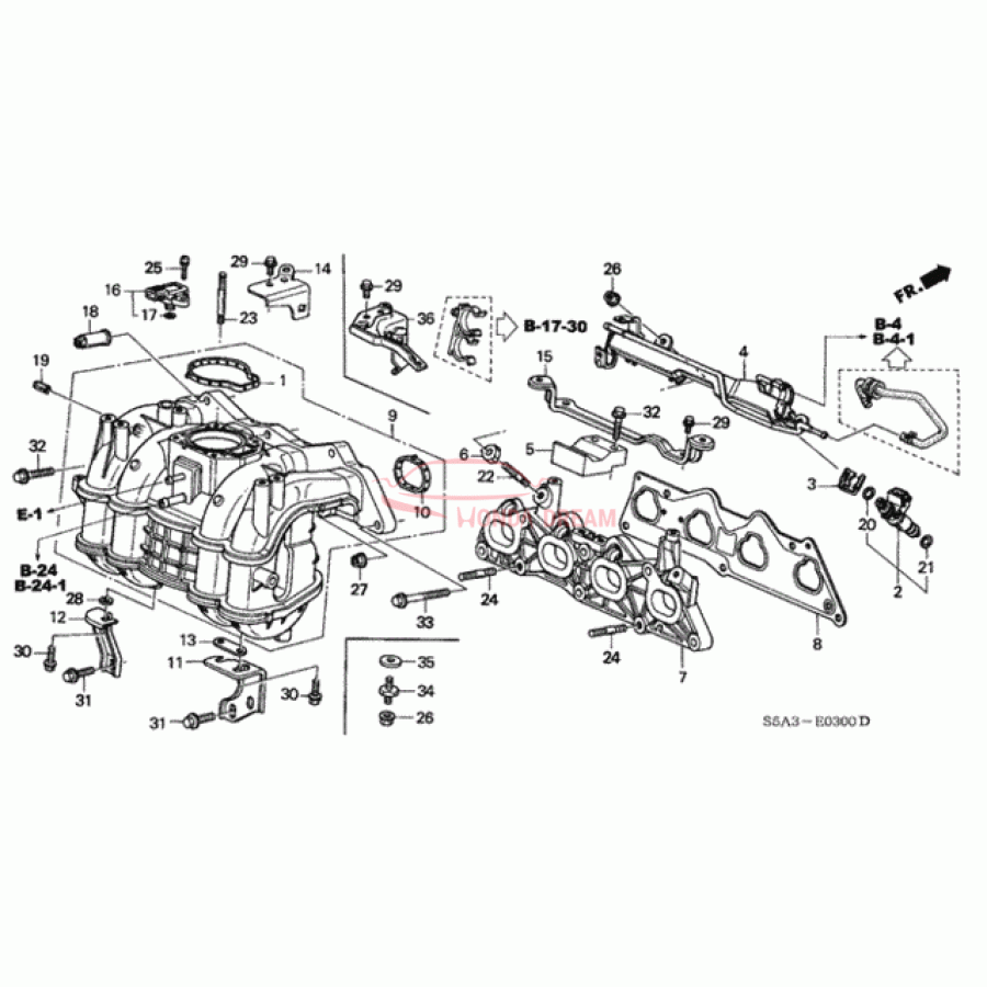 PKG,IN MNFLD (17105-PMR-A01) - 1