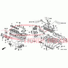 GASKET,INT MNFLD (17105-PZA-004) - 3