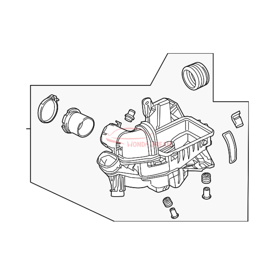 SET,AIR/C CASE (17201-5R1-J01) - 1