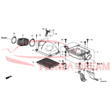 SET,AIR/C CASE (17201-5YF-A00) - 3