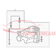 SET,AIR/C CASE (17201-PNA-000) - 4