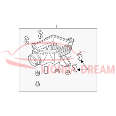 SET,AIR/C CASE (17201-REZ-A00) - 4