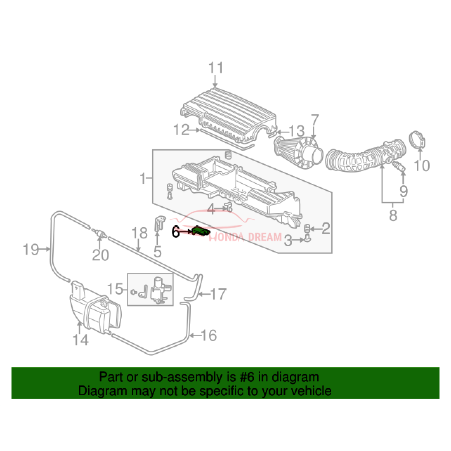 STAY COMP RR,AIR/ (17202-PCX-000) - 3