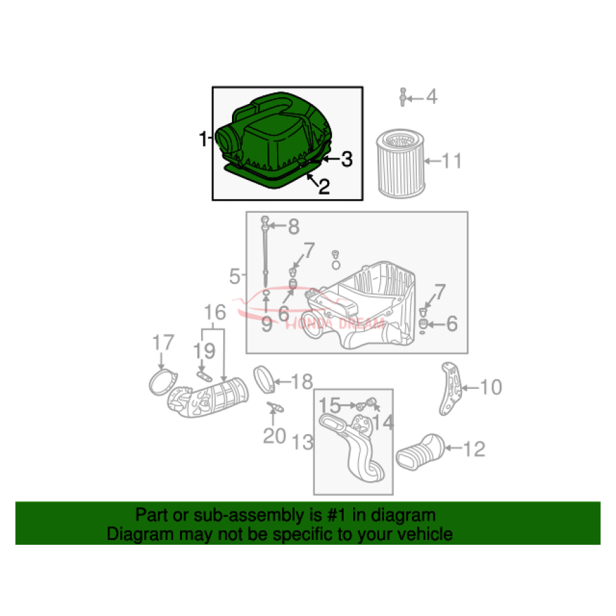 SET,AIR/C COVER (17202-PNB-010) - 3