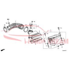 COVER COMP,AIR/C (17210-RL5-A00) - 3